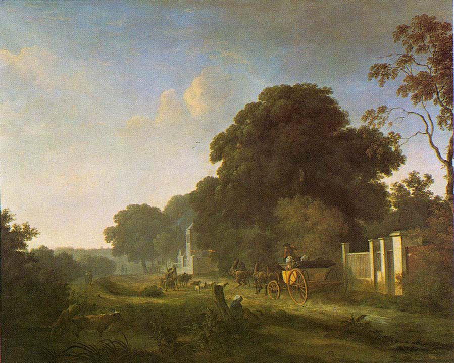 A Carriage Passing Frascati 